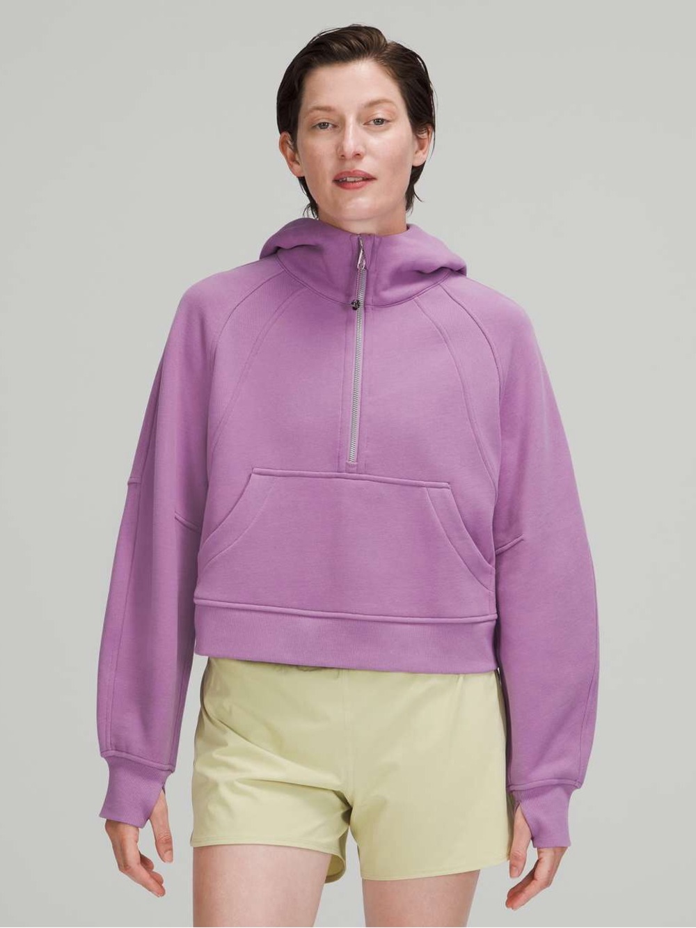 Lululemon 1/2 Scuba Hooded Sweatshirt - Wisteria Purple